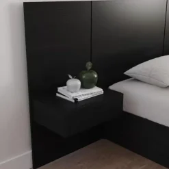 Nexera Floating Nightstand Extension Panel (set of 2) - Black karisma New