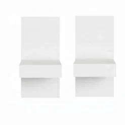 Nexera Floating Nightstands Extension Panels - White wood grain Best