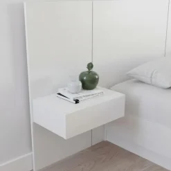 Nexera Floating Nightstands Extension Panels - White wood grain Best