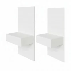 Nexera Floating Nightstands Extension Panels - White wood grain Best