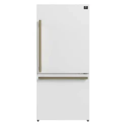 FORNO 17,5 Cu Ft 30 In Refrigerator Bottom Freezer - FFFFD1785-31 White Outlet