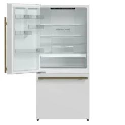 FORNO 17,2 Cu Ft 31 In Refrigerator Bottom Freezer - FFFFD1786-31 White Sale