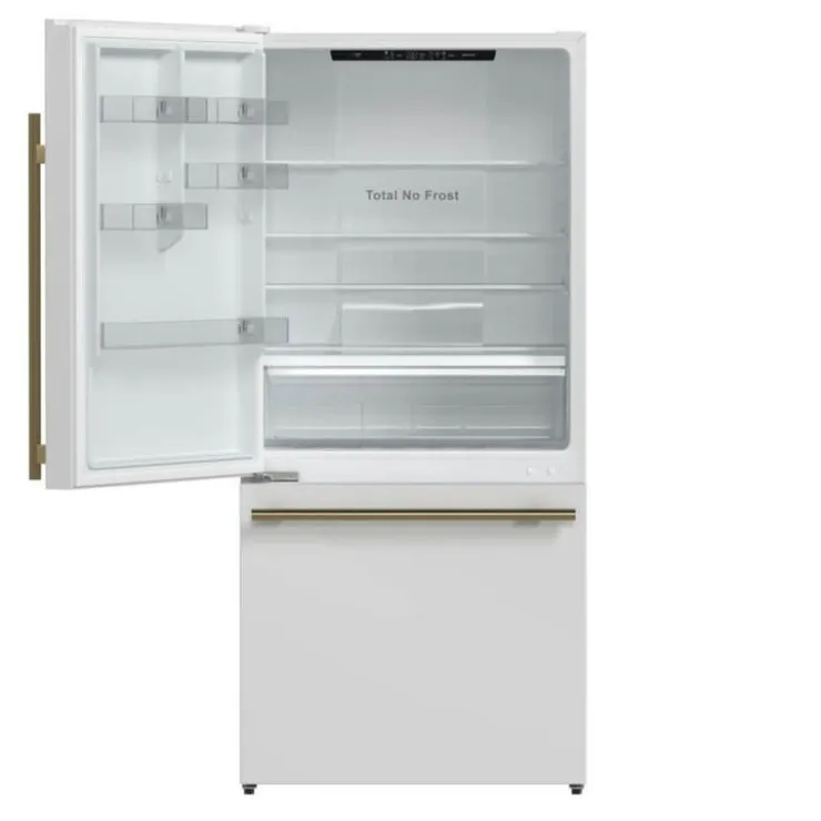 FORNO 17,2 Cu Ft 31 In Refrigerator Bottom Freezer - FFFFD1786-31 White Sale