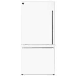 FORNO 17,2 Cu Ft 31 In Refrigerator Bottom Freezer - FFFFD1786-31 White Sale