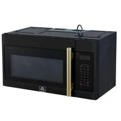 FORNO 1,5 Cu Ft Microwave/Hood, , 1500 W, 300 - FOTR3038-30B Black New