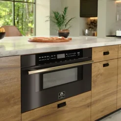 FORNO 30" Microwave Drawer 1500 30" FMWDR3000-30 Black Clearance