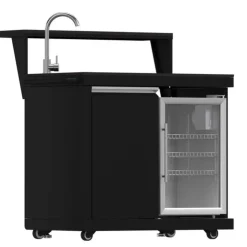 FORNO All’Aperto Outdoor Kitchen with Pizza Oven, Plancha, Sink & Beverage Centre - 99 600 BTU