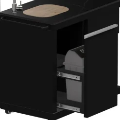 FORNO All'Aperto Outdoor Kitchen with BBQ, Sink and Bar – 62 600 BTU Black Online