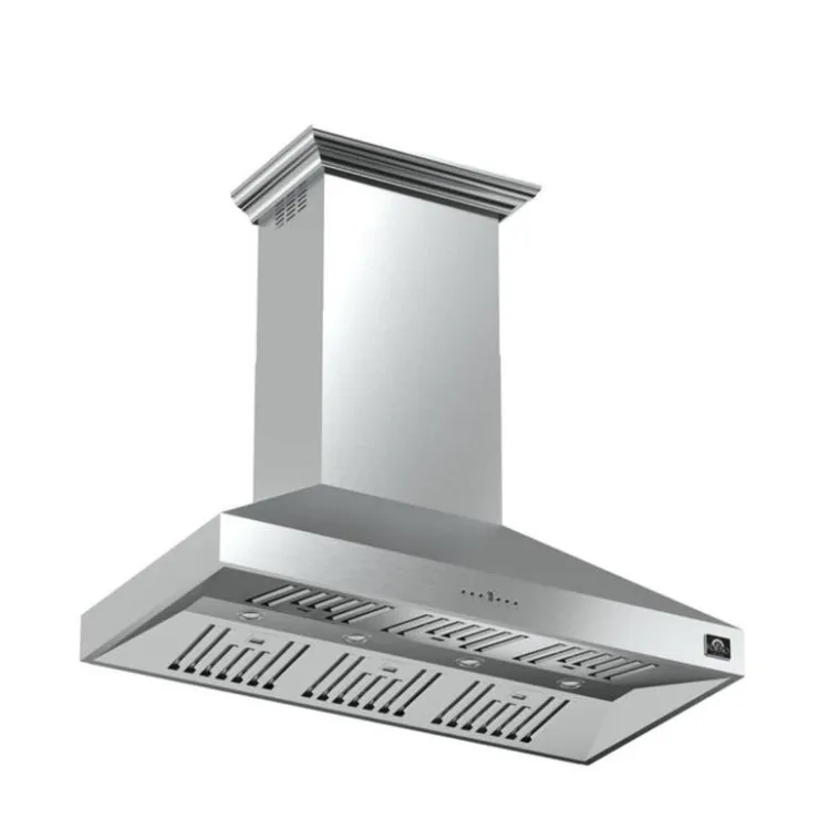 FORNO Chimney Range Hood Wall Mount 47.25" - FRHWM5094-48 Stainless Clearance