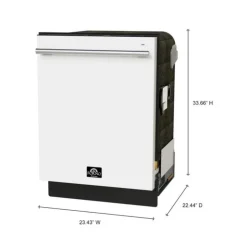 FORNO Dishwasher Built-In 24.21" 52dB - FDWBI8035-24 White Online