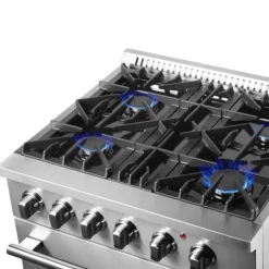 FORNO Dual Fuel Range 30" Dual Energy Gas - FFSGS6197-30 Stainless Clearance
