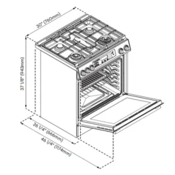FORNO Gas Range 30