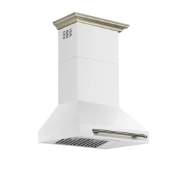 FORNO 30-inch Wall-Mounted Range Hood Wall Mount 30" , 600 CFM - FRHWM5095-30 White Hot