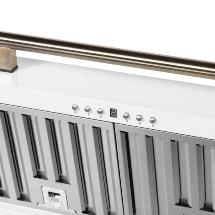 FORNO 30-inch Wall-Mounted Range Hood Wall Mount 30" , 600 CFM - FRHWM5095-30 White Hot