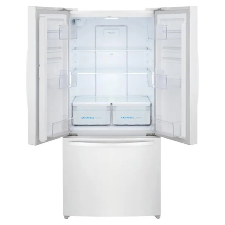 Frigidaire 18 Cu ft 32 In Refrigerator Bottom Freezer, French door - FRFG1723AW White Outlet
