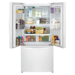 Frigidaire 18 Cu ft 32 In Refrigerator Bottom Freezer, French door - FRFG1723AW White Outlet