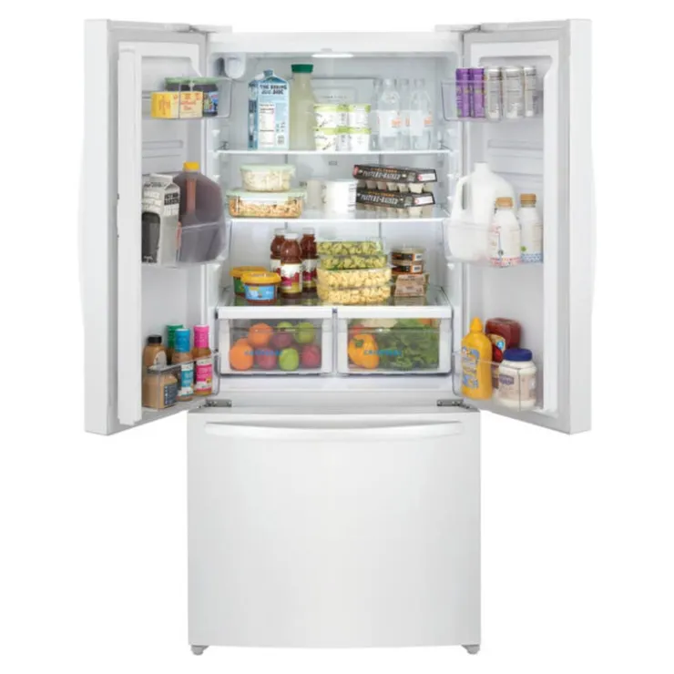 Frigidaire 18 Cu ft 32 In Refrigerator Bottom Freezer, French door - FRFG1723AW White Outlet