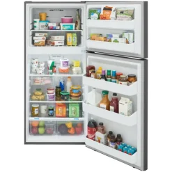 Frigidaire 18 Cu Ft 30 In Refrigerator Top Freezer - FRTE1835AV Stainless New