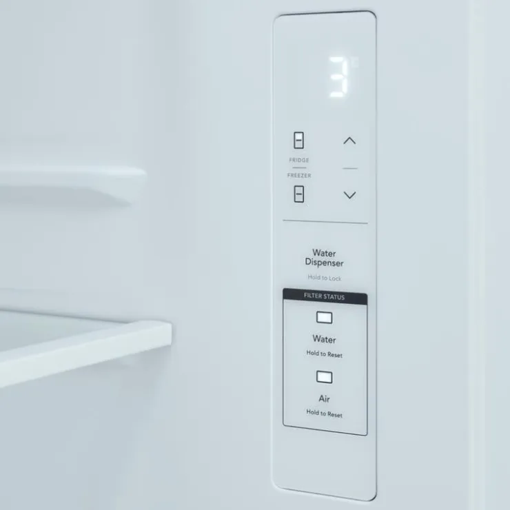 Frigidaire 20 Cu ft 33 In Refrigerator Bottom Freezer, French door - FRFG2033AV Stainless Outlet
