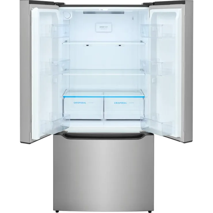 Frigidaire 20 Cu ft 33 In Refrigerator Bottom Freezer, French door - FRFG2033AV Stainless Outlet