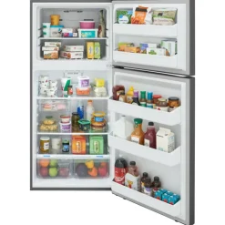Frigidaire 18 Cu ft 30 In Refrigerator Top Freezer - FRTE1835AS Stainless Outlet