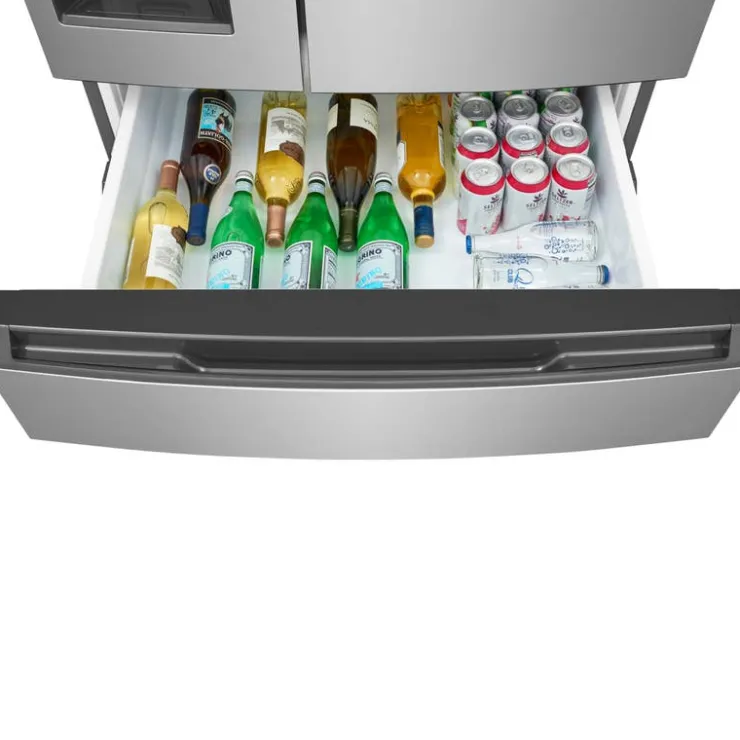 Frigidaire 26,3 Cu Ft 36 In Refrigerator Bottom Freezer, French door - FRMS2733AV Stainless Sale