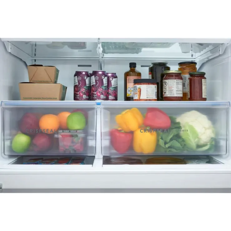 Frigidaire 26,3 Cu Ft 36 In Refrigerator Bottom Freezer, French door - FRMS2733AV Stainless Sale