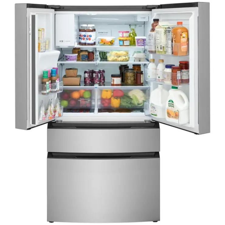 Frigidaire 26,3 Cu Ft 36 In Refrigerator Bottom Freezer, French door - FRMS2733AV Stainless Sale