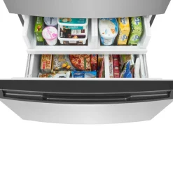 Frigidaire 26,3 Cu Ft 36 In Refrigerator Bottom Freezer, French door - FRMS2733AV Stainless Sale