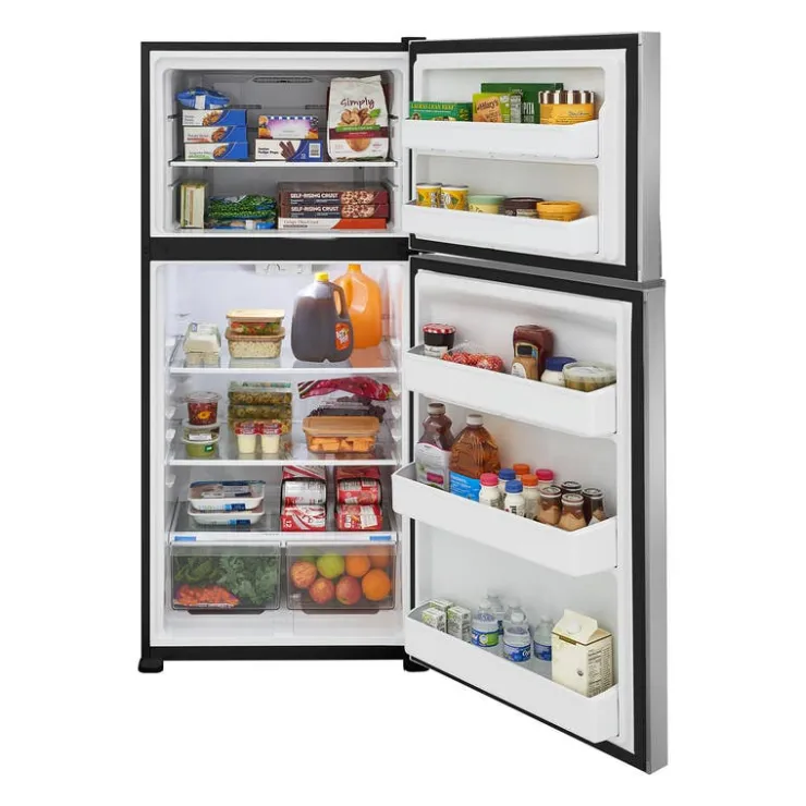 Frigidaire 20 Cu ft Refrigerator Top Freezer - FFHT2022AS Stainless Best