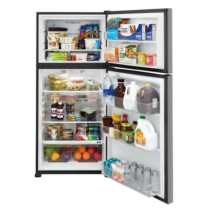 Frigidaire 30 in 20 cu ft refrigerator Top Freezer - FFTR2045VS Stainless Discount