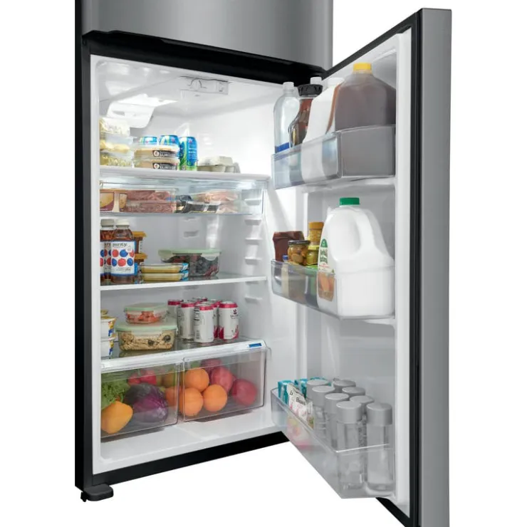 Frigidaire 30 in 20 cu ft refrigerator Top Freezer - FFTR2045VS Stainless Discount