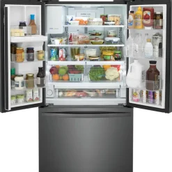 Frigidaire 36 In 27,8 Cu Ft Refrigerator Bottom Freezer, French door - FRFS2823AD Black Stainless Best