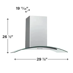 Frigidaire 30 in range hood Wall Mount 35.5