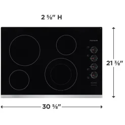 Frigidaire Cooktop Glass-Ceramic 30" Electric    - FFEC3025US Stainless Clearance