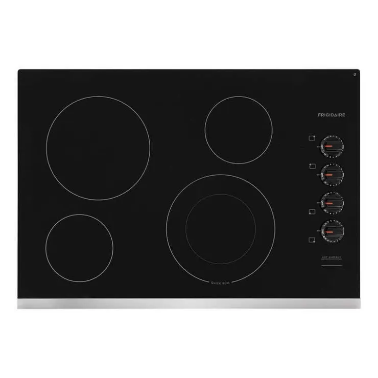 Frigidaire Cooktop Glass-Ceramic 30" Electric - FFEC3025US Stainless Clearance
