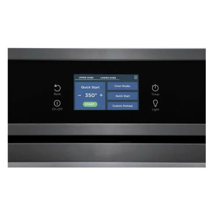 Frigidaire Double Built-in Wall Oven 30" Electric - FCWD3027AD Black Stainless Best
