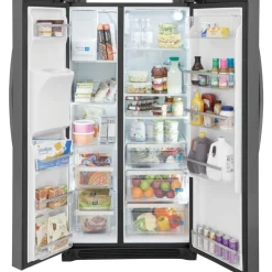 Frigidaire Gallery 36 in 22,2 cu ft refrigerator Side by side - GRSC2352AD Black Stainless Clearance