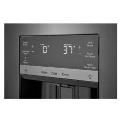 Frigidaire Gallery 36 In 27,8 Cu Ft Refrigerator Bottom Freezer, French door - GRFS2853AD Black Stainless New