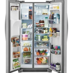Frigidaire Gallery 33 in 22,3 Cu Ft refrigerator Side by side - GRSS2352AF Stainless New