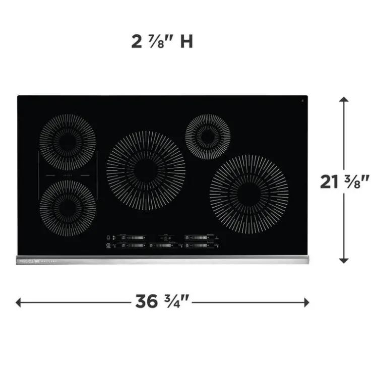 Frigidaire Gallery Cooktop Glass-Ceramic 36" Electric - GCCI3667AB Black Clearance