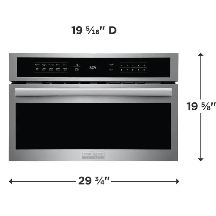 Frigidaire Gallery Microwaves 30" GMBD3068AF Black Stainless Outlet