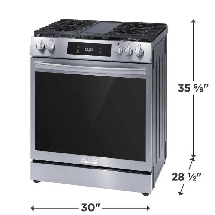 Frigidaire Gallery Range 30" Electric Glass-Ceramic - GCFG3060BF Stainless Online