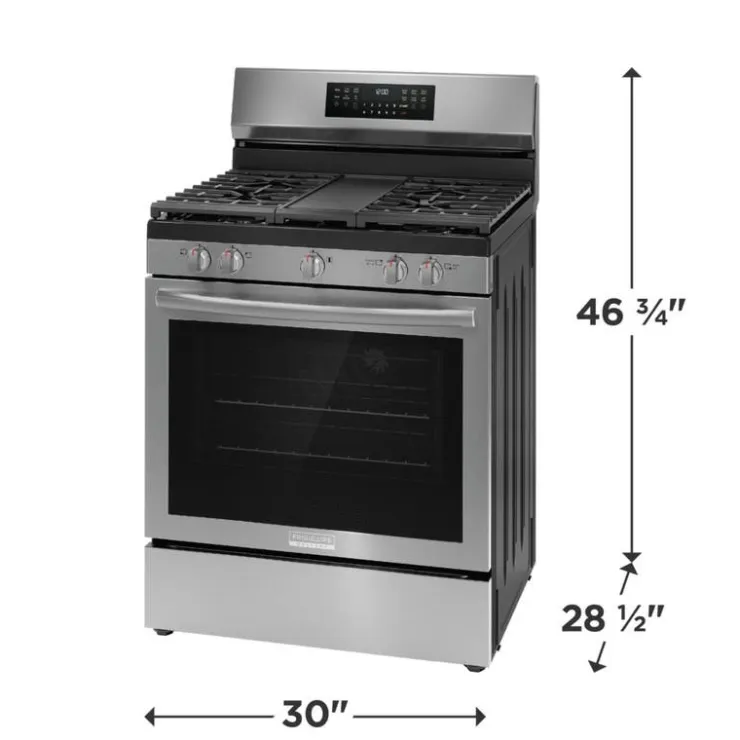 Frigidaire Gallery Range 30" Gaz Gas - GCRG3060BF Stainless New