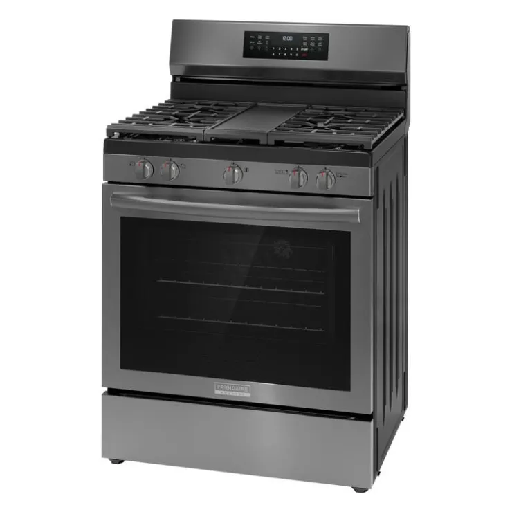 Frigidaire Gallery Range 30" Electric Gas - GCRG3060BD Black Stainless Sale