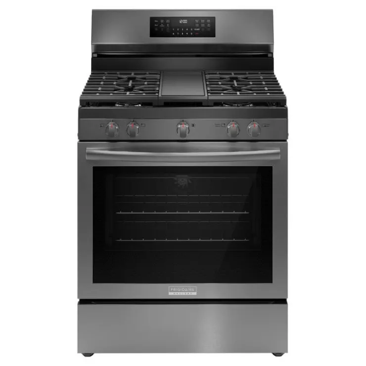 Frigidaire Gallery Range 30" Electric Gas - GCRG3060BD Black Stainless Sale