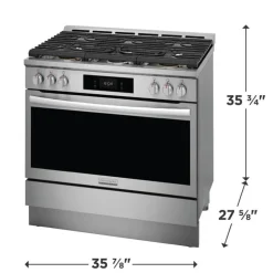 Frigidaire Gallery Range 36" Electric Gas - GCFG3661AF Stainless