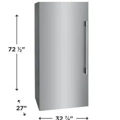 Frigidaire Professional 19 Cu Ft 33 In Freezer , Vertical, 33