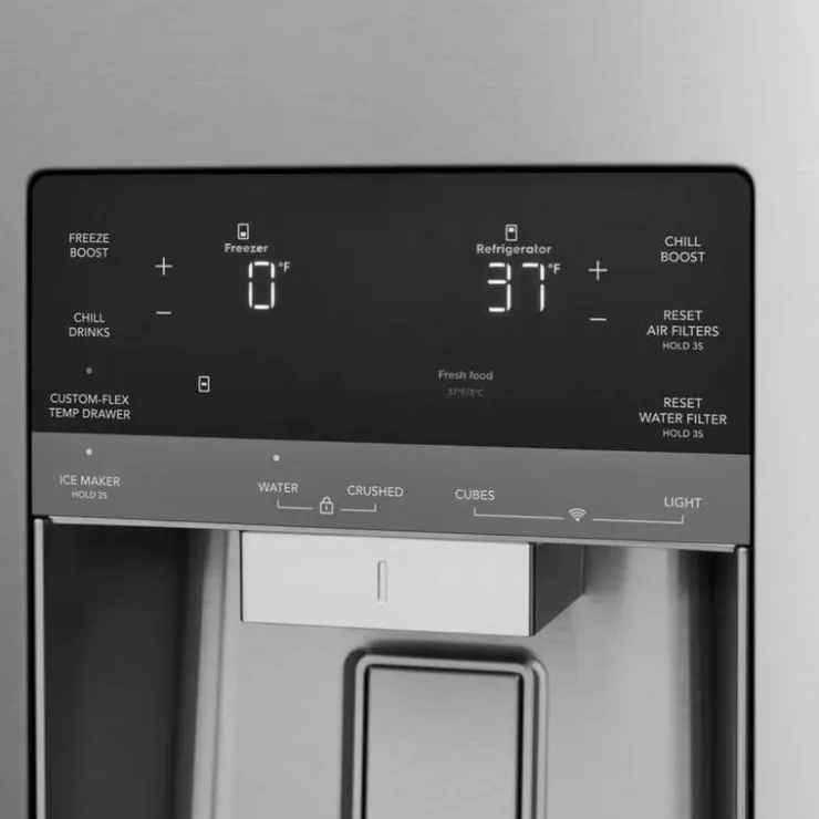 Frigidaire Professional 26 Cu ft 36 In Refrigerator Bottom Freezer, French door - PRMS2790BF Stainless Best