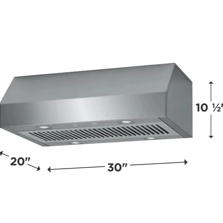 Frigidaire Professional Range Hood Built-in 30" , 400 CFM - FHWC3050RS Stainless New